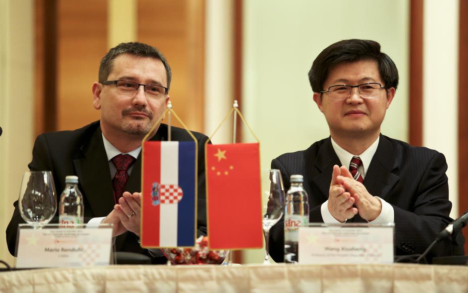 Mario Rendulić, predsjednik CSEBA, Wang Xiusheng | Author: Slavko Midžor/PIXSELL