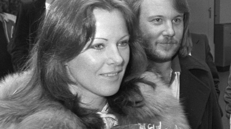 Frida Lyngstad and Benny Andersson in the Netherlands;