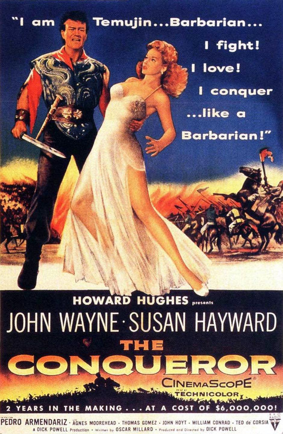 Holivudski film The Conqueror | Author: Wikimedia Commons
