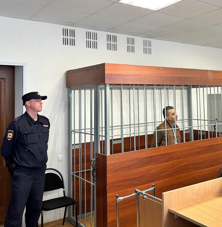 Opposition politician Lev Shlosberg attends a court hearing in Pskov | Author: Press service of the courts of P