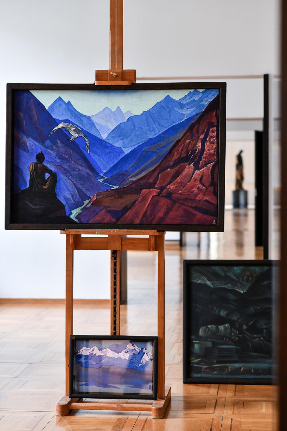 Djela Nicholasa Roericha u Modernoj galeriji | Author: Sandra Šimunović/Pixsell