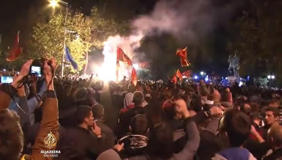 Anti-NATO protesti u Crnoj Gori 2015. | Author: YouTube