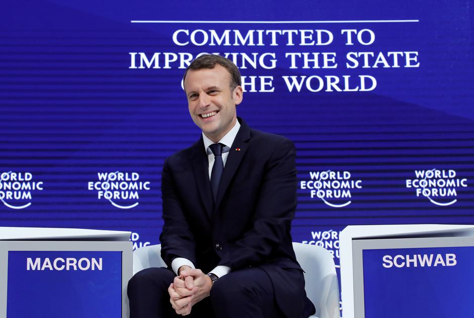 Emmanuel Macron u Davosu | Author: DENIS BALIBOUSE/REUTERS/PIXSELL
