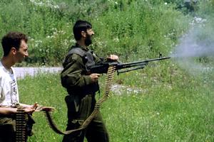 Srpski vojnici u Srebrenici