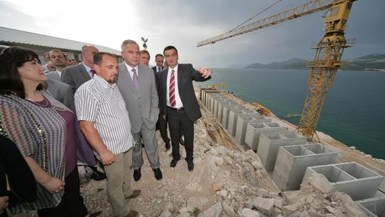Ivo Sanader Pelješki most 2009
