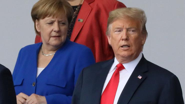 Angela Merkel i Donald Trump
