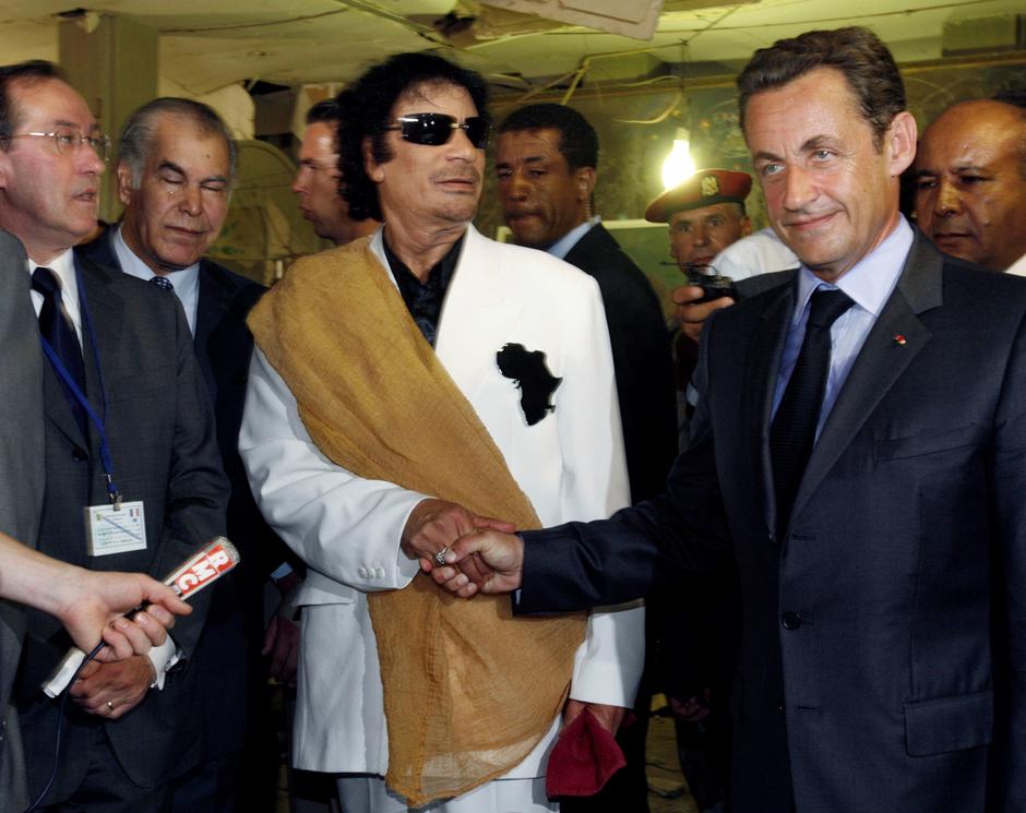 Nicolas Sarkozy i Muammar el-Gaddafi | Author: POOL New/REUTERS/PIXSELL