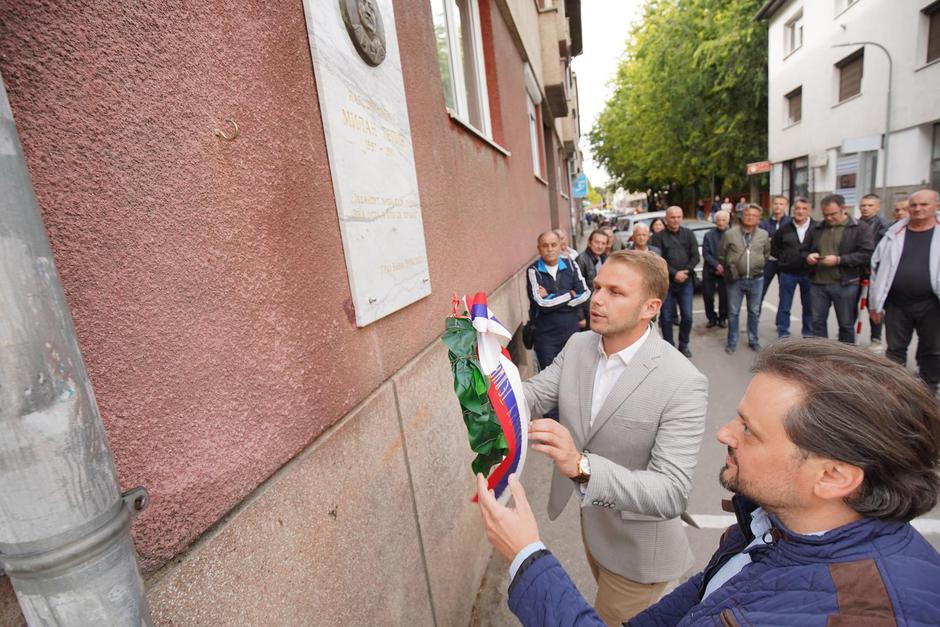 Banja Luka: Polaganjem vijenaca obilježana obljetnica pogiblje Milana Tepića | Author: Dejan Rakita/Pixsell