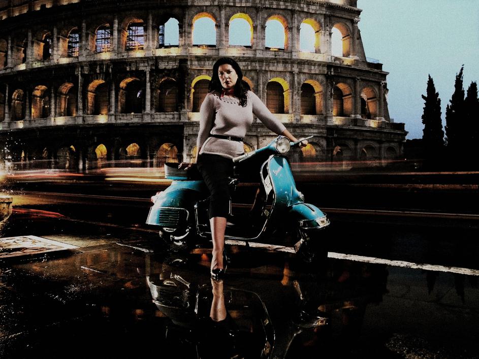 ITALY. Rome. Marina ABRAMOVIC.