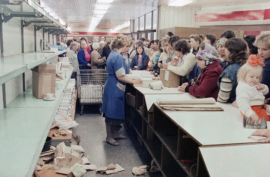 Nestašica hrane u trgovinama u Sovjetskom savezu | Author: Reddit