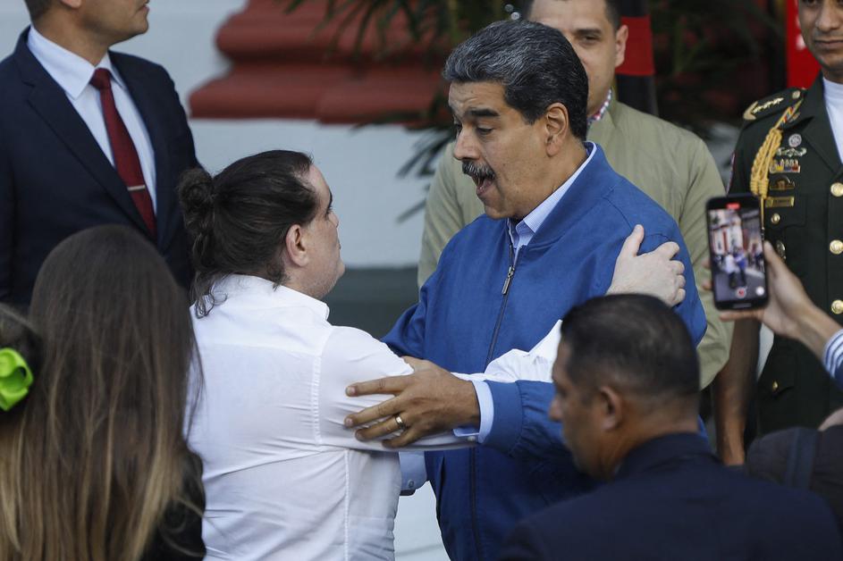 Venezuelan President Maduro receives businessman Alex Saab in Caracas