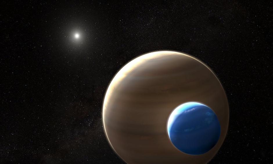 Kepler-1625b i njegov mjesec | Author: ESA/ NASA