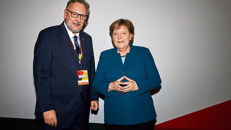 Davor Božinović i Angela Merkel