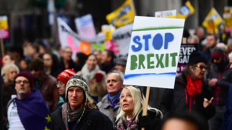 Brexit Betrayal marš u organizaciji Ukip-a u centru Londona
