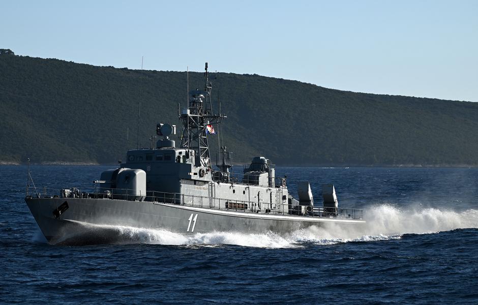 Split: Hrvatska ratna mornarica izvodi vježbu za vojni mimohod | Author: Marko Lukunic/PIXSELL