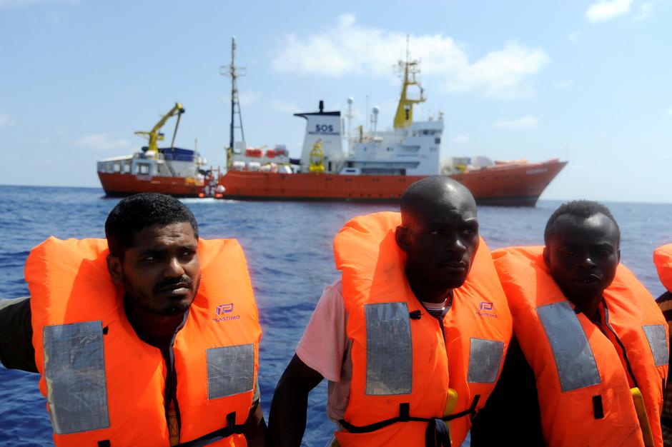 Brod za spašavanje migranata Aquarius | Author: GUGLIELMO MANGIAPANE/REUTERS/PIXSELL