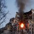 Aftermath of overnight Russian missile and drone strikes, in Kyiv