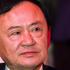 Thailand’s former Prime Minister Thaksin Shinawatra attends a panel discussion with Thai broadcaster Nation TV, in Bangkok
