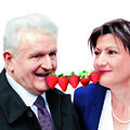 Ivica Todorić i Martina Dalić, fotomontaža