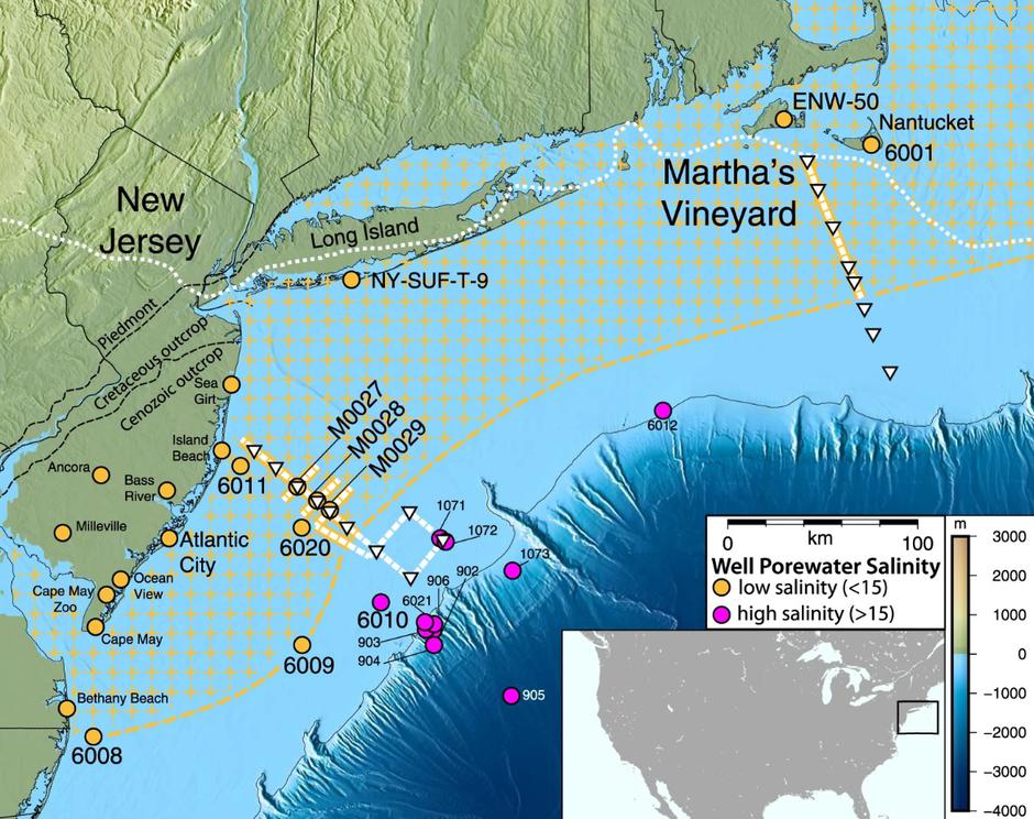Vodonosnik pitke vode u podmorju Atlantika kod New Jerseyja | Author: Nature