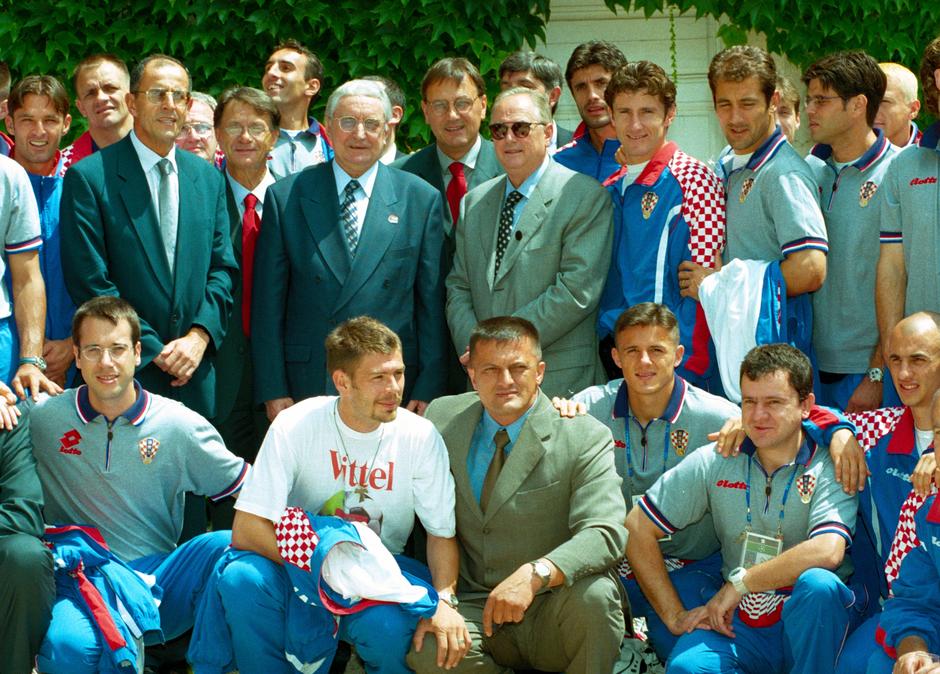 Chantilly: 1998., Franjo Tuđman posjetio nogometne reprezentativce na SP-u | Author: Siniša Hančić (PIXSELL)