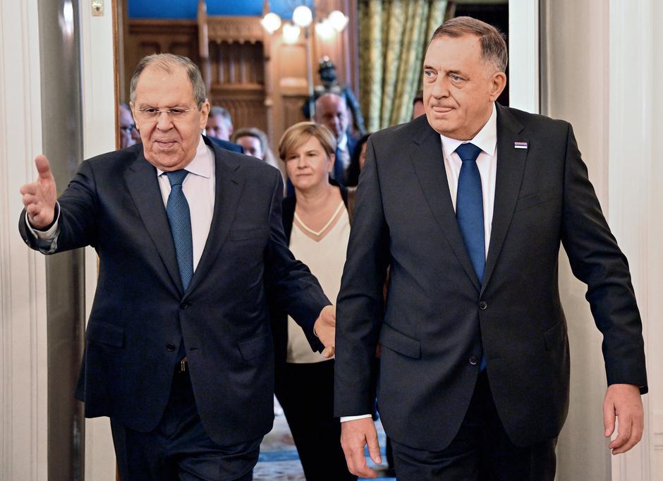 Talks between Russian Foreign Minister Sergey Lavrov and Republika Srpska President Milorad Dodik at the Reception House of the Russian Foreign Ministry. | Author: Profimedia