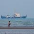 Ships and Cargo Are Anchored Off the Coast of Bandar Abbas - Iran