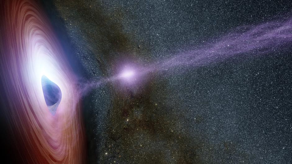 Prvi put ikad snimljena stvar koja izlazi iz crne rupe | Author: NASA