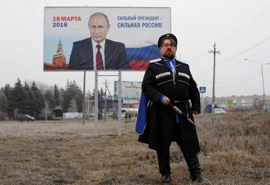 Simpatizeri Vladimira Putina u kampanji  za predsjedničke izbore u Rusiji 2018. | Author: EDUARD KORNIYENKO/REUTERS/PIXSELL