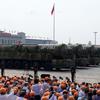 Beijing,China.3rd September 2025. The nuclear missile formation consisting of DF-31BJ land-based intercontinental missiles seen during V-Day military parade to commemorate the 80th anniversary of the victory in the Chinese People's War of Resistance again