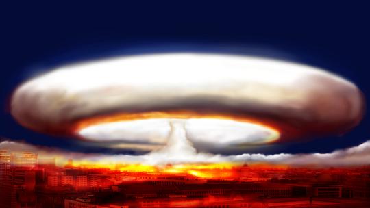 Ilustracija eksplozije hidrogenske bombe