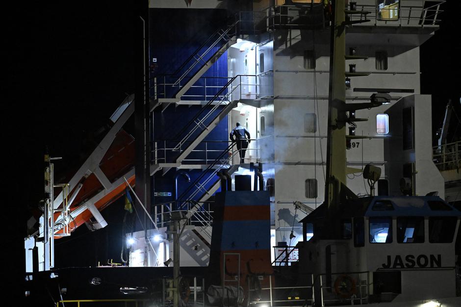 Finland seizes ship sailing after suspected cable sabotage in Baltic Sea | Author: Roni Rekomaa