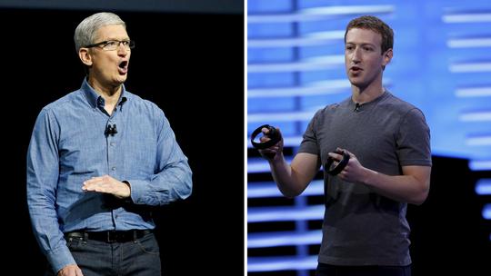 Tim Cook i Mark Zuckerberg