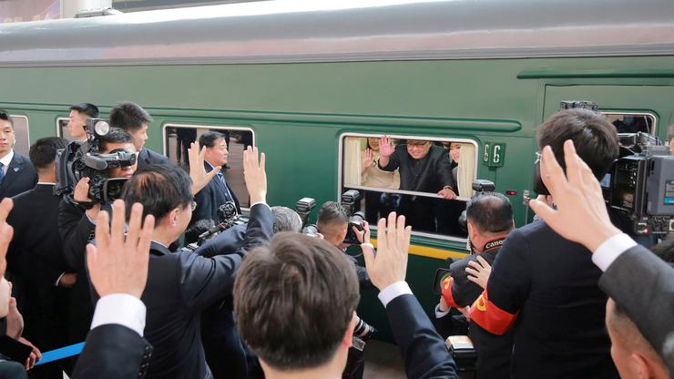 Vlak Kim Jong Una