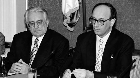Nikica Valentić i Franjo Tuđman