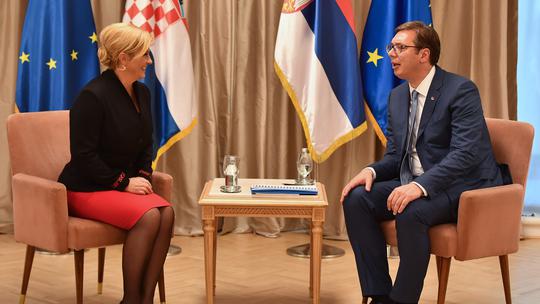 Kolinda Grabar Kitarović i Aleksandar Vučić