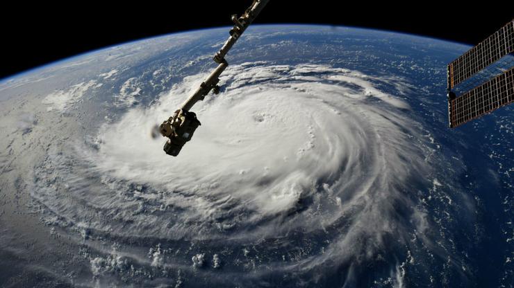 Uragan Florence iz svemira