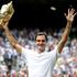 Roger Federer slavi pobjedu u Wimbledonu 2017.