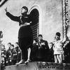 Benito Mussolini's speech in Rome (1883-1945) in Rome