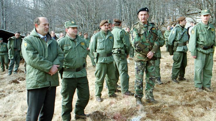 Na Velebitu su specijalne policijske postrojbe RH održale vježbu, 13.3.1998.