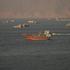 Vessels at the Strait of Hormuz, as seen from Musandam