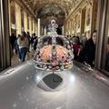 PARIS, FRANCE - OCTOBER 21: Sets of sumptuous jewelry are on display at the Louvre Museum on October 21, 2023 in Paris,