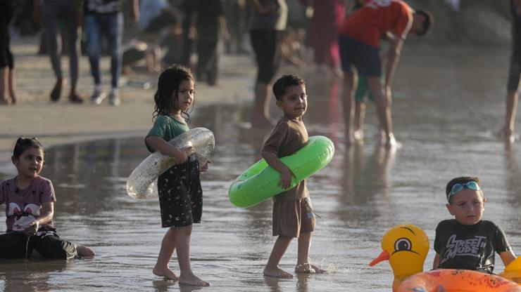 Gaza City Palestine Seaside Relief