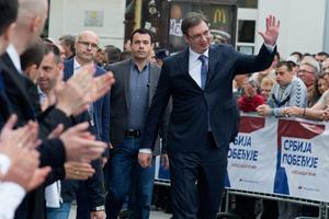 Aleksandar Vučić na predizbornom skupu vladajuće koalicije