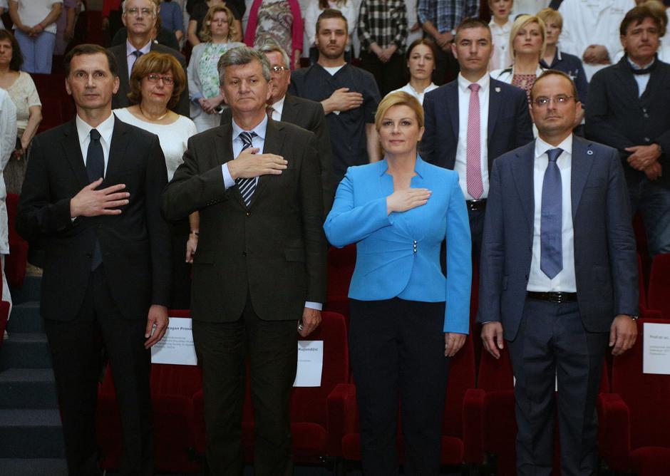 Dragan Primorac, Milan Kujundžić, Kolinda Grabar Kitarović | Author: Žarko Bašić/ PIXSELL