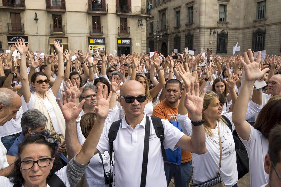 Prosvjedi u Barceloni za dijalog | Author: Nicolas Carvalho Ochoa/DPA/PIXSELL