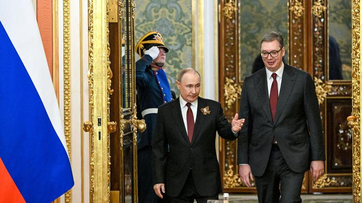 President of Russia Vladimir Putin's meeting with President of Serbia Aleksandar Vucic