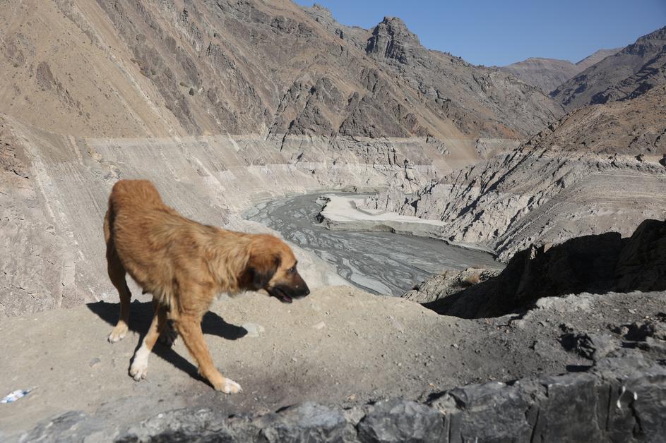 The Amirkabir dam following a drought crisis in Tehran