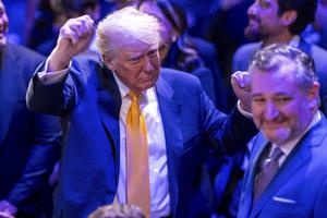 U.S President Trump Attends Ultimate Fighting Championships In Miami, Fl, United States - 12 Apr 2025