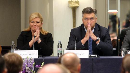 Andrej Plenković i Kolinda Grabar Kitarović